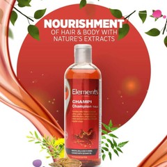 Elements Wellness Champi Reduces Hair Fall Regular Usage 200 ml Free/Shipping