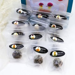Blooming Tea Flowers – 12pcs Individually Sealed Flowering Balls – Hand-Tied …