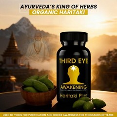 Organic Haritaki Capsules Pineal Gland Supplements Ayurvedic Herbal Capsules