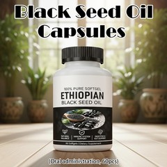 Ethiopian Black Seed Oil Softgels|4.64% Thymoquinone Capsules |Gluten-Free,60 US
