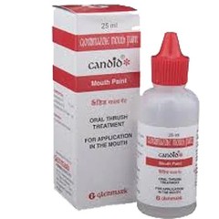 Pack of 3 Candid Mouth Paint For Oral Thrush Treatment 25 ml