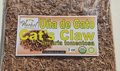 Cat’s claw (Uncaria tomentosa) Peruvian cat’s claw 100% Natural 3oz !!!