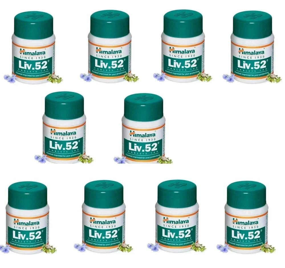 Pack of 10 Bottles LIV52 – Free Shipping Worldwide (Total 1000 Tabs)