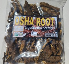 3oz Osha Root, Bear Root, Ligusticum porteri, mountain lovage root, wild parsley