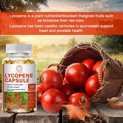 Lycopene Capsules Tomato Powerful Antioxidant Support Prostate Health 120 Pills