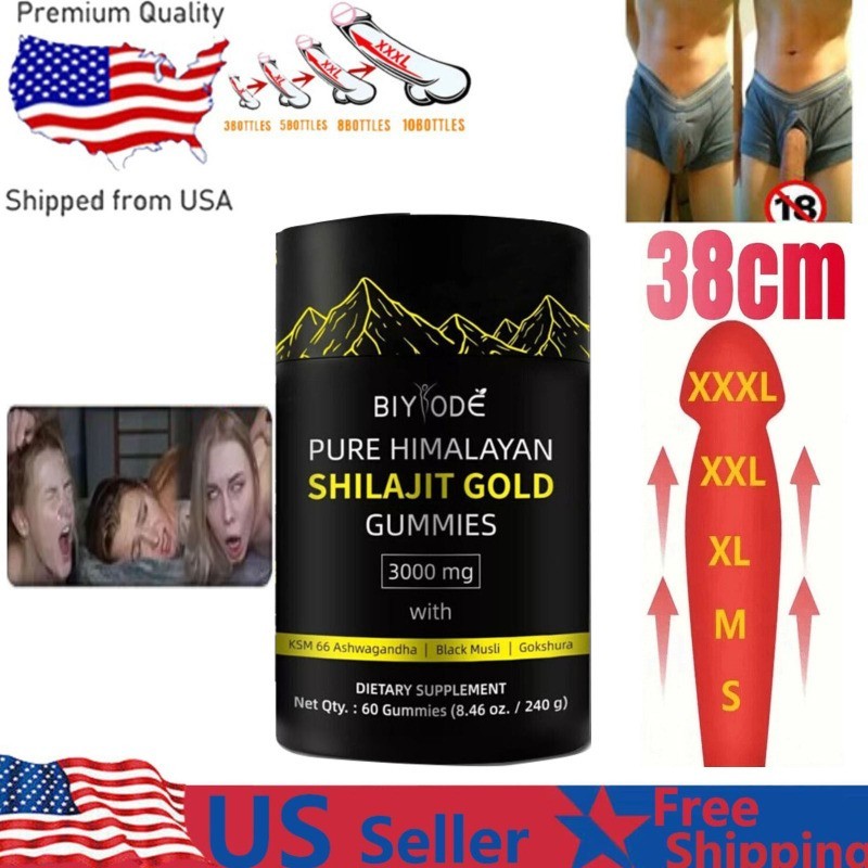 Shilajit GOLD Gummies, Organic, Extremely Potent 3000 mg, Fulvic Acid