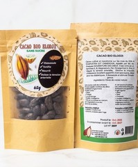 Raw Cacao /Cocoa Beans Whole Chocolate 65 Grams = 2.29 Ounce – PURE from AFRICA