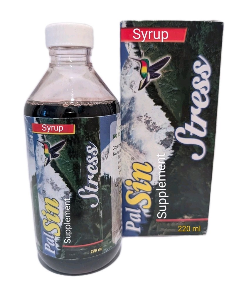 Pal Sin Stress Syrup, High Strength, stress Relief Syrup 220ml