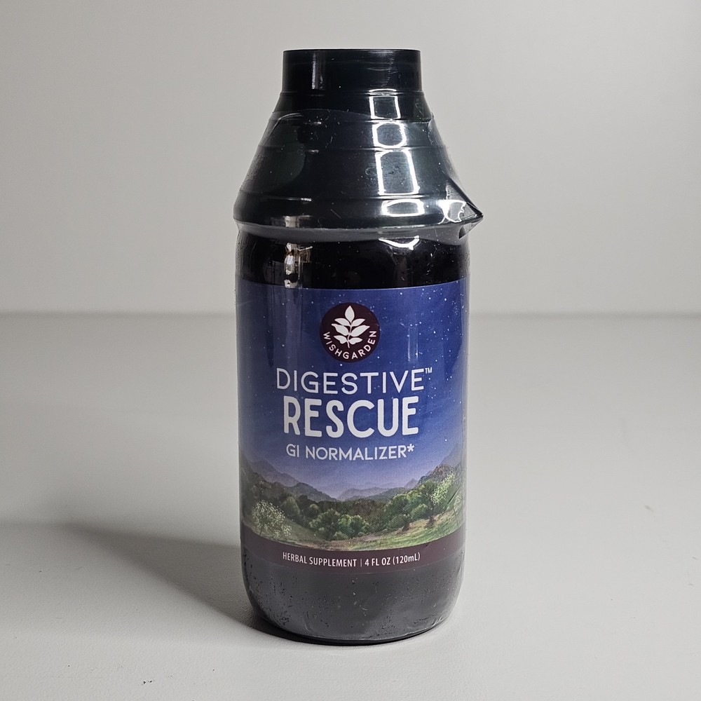 WishGarden Digestive Rescue GI Normalizer 4 oz (120mL) Expires 02/2028 NEW